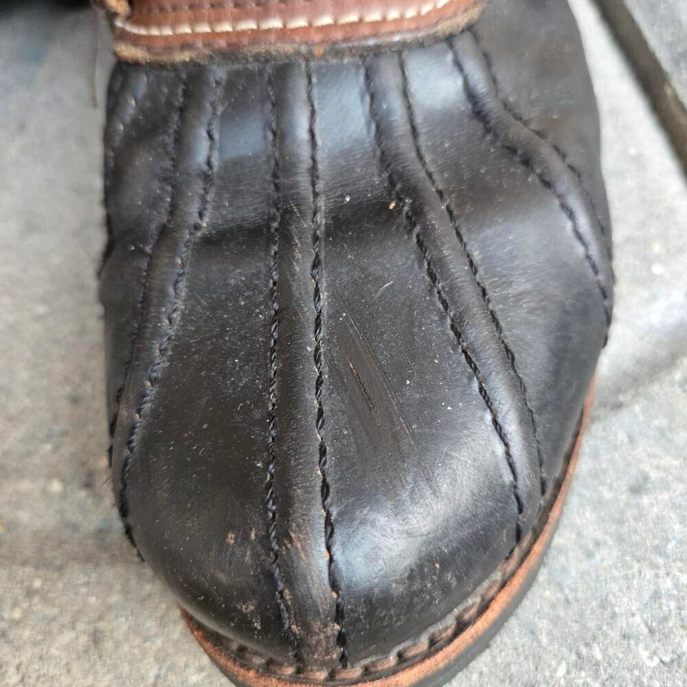 Frye Brown and Black Ankle Boots - Picture 3 of 8